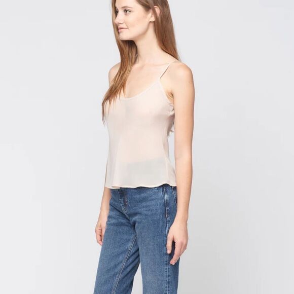 Maven West Semi Sheer Cream Camisole Women’s Medium - Picture 1 of 3